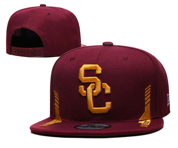USC Trojans Stitched Snapback Hats 001
